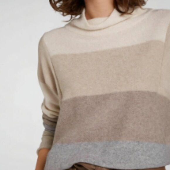Oui Wool Blend Striped Sweater 10 - Picture 1 of 5